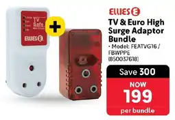 Makro ELLIES TV & Euro High Surge Adaptor Bundle offer