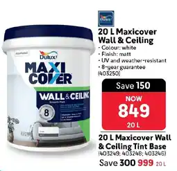 Makro Dulux Maxicover Wall & Ceiling offer