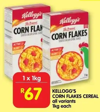 Shoprite Kellogg's corn flakes cereal offer