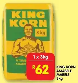 Shoprite King korn amabele mabele offer