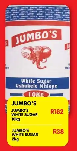Shoprite Jumbo's white sugar offer