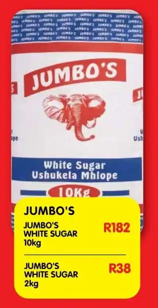 Shoprite Jumbo's white sugar offer