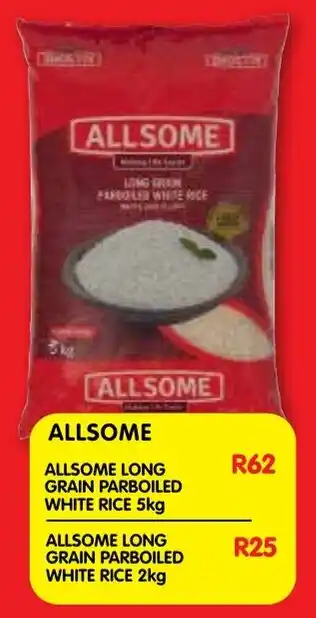 Shoprite Allsome long grain parboiled white rice offer
