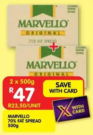 Shoprite Marvello 70% fat spread offer