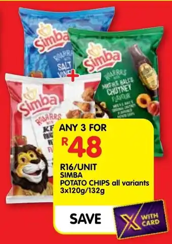 Shoprite Simba potato chips offer