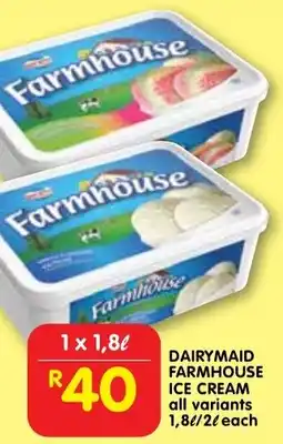 Shoprite Dairymaid farmhouse ice cream offer