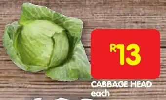 Shoprite Cabbage head offer