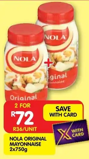 Shoprite Nola original mayonnaise offer