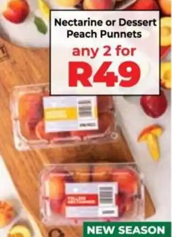 Food Lover's Market Nectarine or Dessert Peach Punnets offer