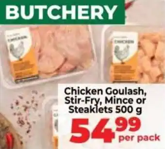 Food Lover's Market Chicken Goulash, Stir-Fry, Mince or Steaklets offer