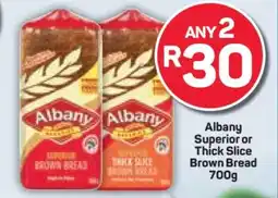 Pick n Pay Albany Superior or Thick Slice Brown Bread 700g offer
