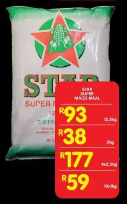Shoprite STAR SUPER MAIZE MEAL offer