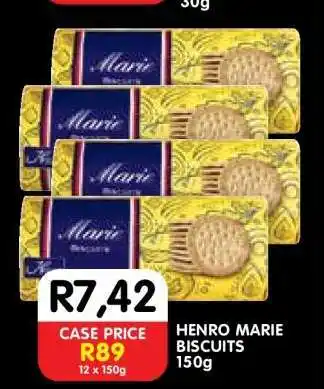 Shoprite HENRO MARIE BISCUITS 150g offer
