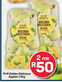 Pick n Pay PnP Golden Delicious Apples 1.5kg offer