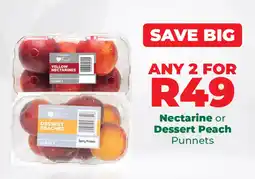 Food Lover's Market Nectarine or Dessert Peach Punnets offer