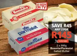 Checkers Bonnita/ Parmalat Salted Butter offer