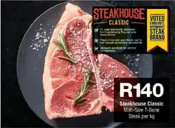 Checkers Steakhouse Classic Man-Size T-Bone Steak offer