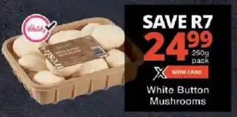 Checkers White Button Mushrooms offer