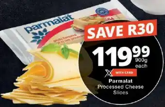Checkers Parmalat Processed Cheese Slices offer
