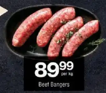 Checkers Beef Bangers offer