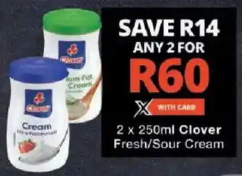 Checkers Clover Fresh/ Sour Cream offer