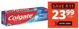 Checkers Colgate Regular/ Herbal/ Gel Toothpaste offer