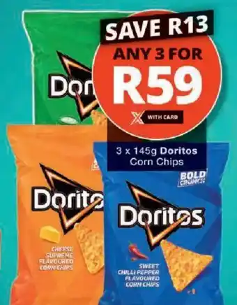 Checkers Doritos Corn Chips offer