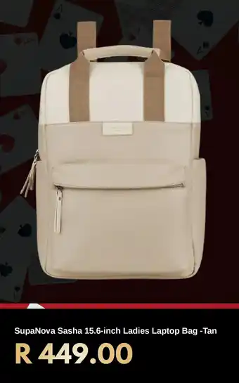 Computer Mania SupaNova Sasha 15.6-inch Ladies Laptop Bag Tan offer