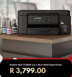 Computer Mania Brother DCP-T730DW 3-in-1 Wi-Fi Refill Inkjet Printer offer