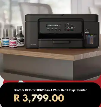 Computer Mania Brother DCP-T730DW 3-in-1 Wi-Fi Refill Inkjet Printer offer