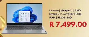 Computer Mania Lenovo Ideapad 1 AMD Ryzen 5 Laptop offer