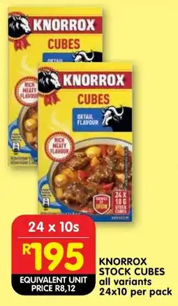 Shoprite Knorrox stock cubes offer