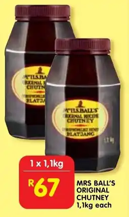 Shoprite Mrs ball's original chutney offer