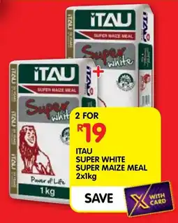 Shoprite Itau super white super maize meal offer