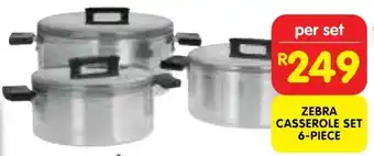 Shoprite Zebra casserole set offer
