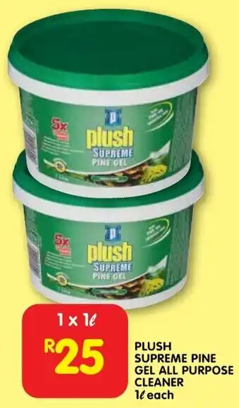 Shoprite Plush supreme pine gel all purpose cleaner offer
