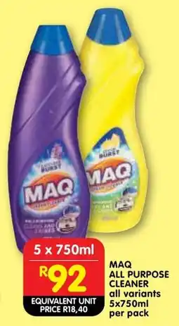 Shoprite Maq all purpose cleaner offer