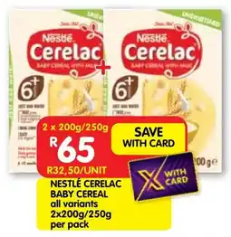 Shoprite Nestlé cerelac baby cereal offer