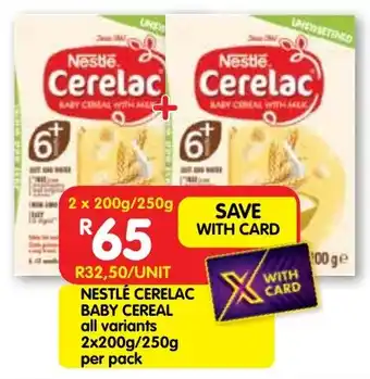 Shoprite Nestlé cerelac baby cereal offer