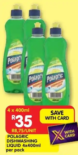 Shoprite Polagric dishwashing liquid offer