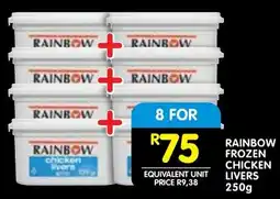 Shoprite Rainbow frozen chicken livers offer