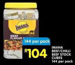 Shoprite Imana beef/ chilli beef stock cubes offer
