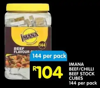 Shoprite Imana beef/ chilli beef stock cubes offer