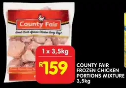 Shoprite County fair frozen chicken portions mixture offer