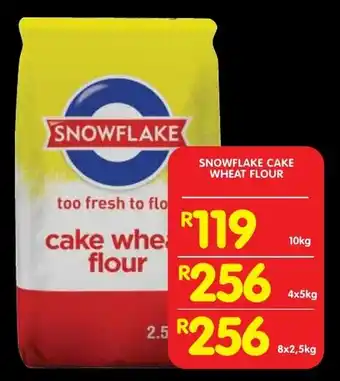 Shoprite Snowflake cake wheat flour offer