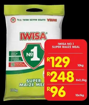 Shoprite Iwisa no.1 super maize meal offer