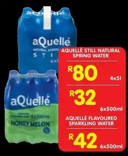 Shoprite Aquellé flavoured sparkling water offer
