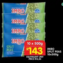 Shoprite Imbo split peas offer