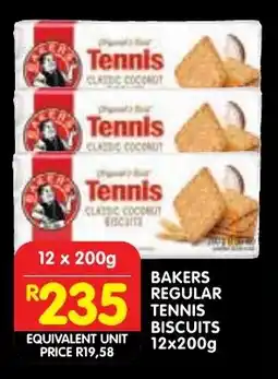 Shoprite Bakers regular tennis biscuits offer