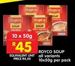 Shoprite Royco soup offer